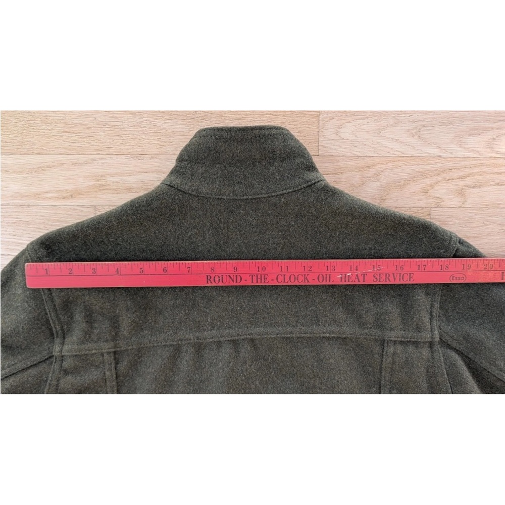 RARE Filson Greenwood Green Wool Cruiser Jacket Medium Moleskin Lined Coat USA - Picture 14 of 16